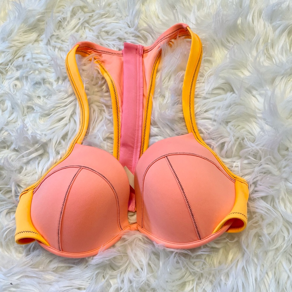 VS Push-up Color Block Bikini Top